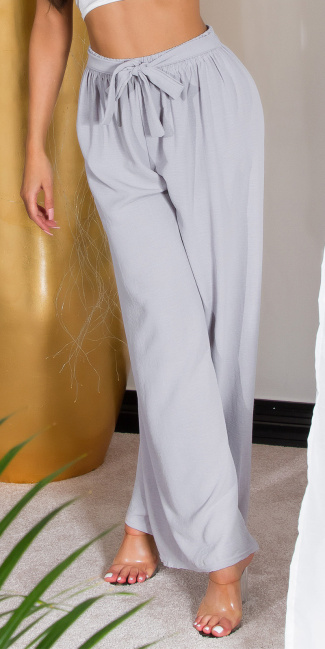 Sexy Koucla Musthave Highwaist Cloth Pants Gray